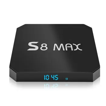 

S8 MAX RK3328 Android 7.1 Smart TV Box 4G 32G Set top Box Support Europe IPTV