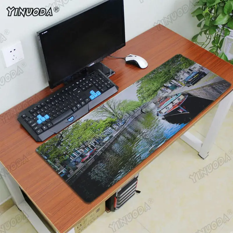 Yinuoda 2018 New Street shooting DIY Design Pattern Game mousepad Rubber PC Computer Gaming mousepad
