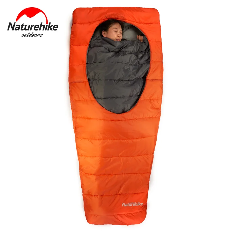 Special  Naturehike Mid-center Ellipse open Sleeping Bag Outdoor camping and home portable warm sleeping bag