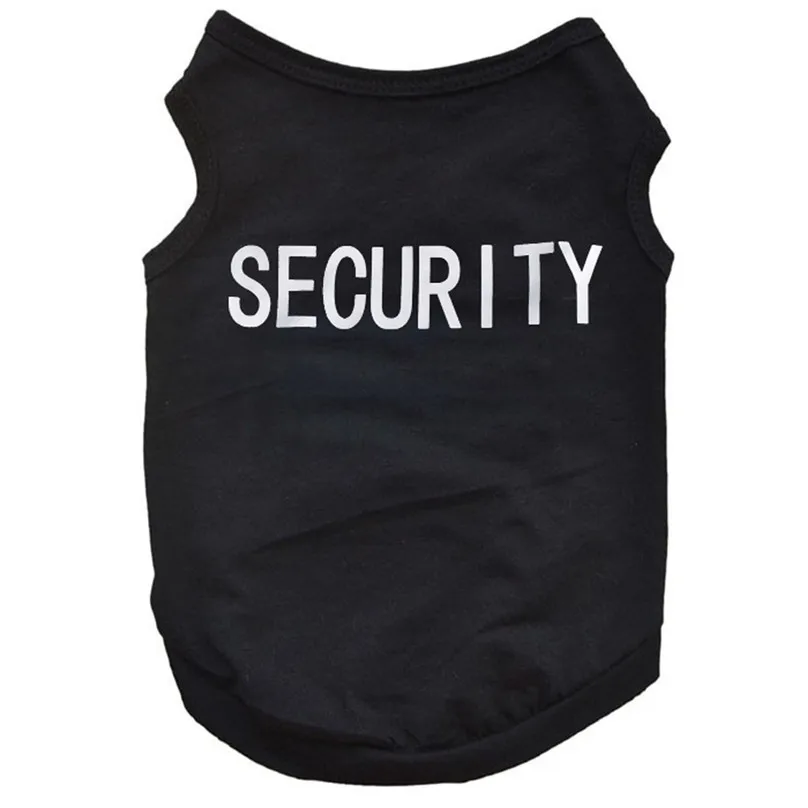 2019 New Fashion Summer Pet Vest Puppy Printed Cute Small Dog Pet Vest Puppy Cotton T Shirt Unisex Black Dog's Vest Cheap #25d27 (3)