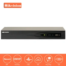 CCTV System ONVIF 4ch NVR DS-7604NI-E1/4P Economic Plug&Play NVR 4ch for IP Camera 4 POE Interfaces Color Box P2P 4CH VGA HDMI