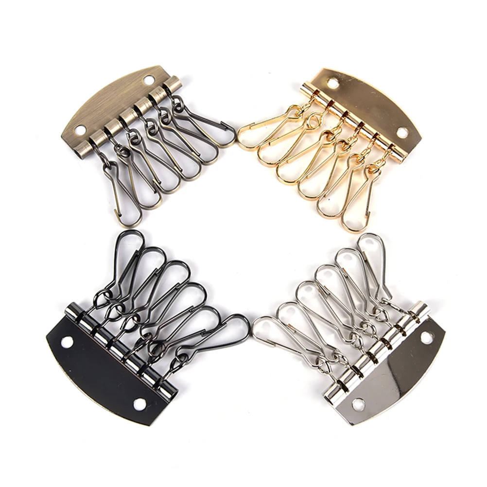 Bag Accessories DIY Handbag Purse Inside Key Ring Row Metal Bag Buckles Handmade Fabric Leather Craft 1PCS