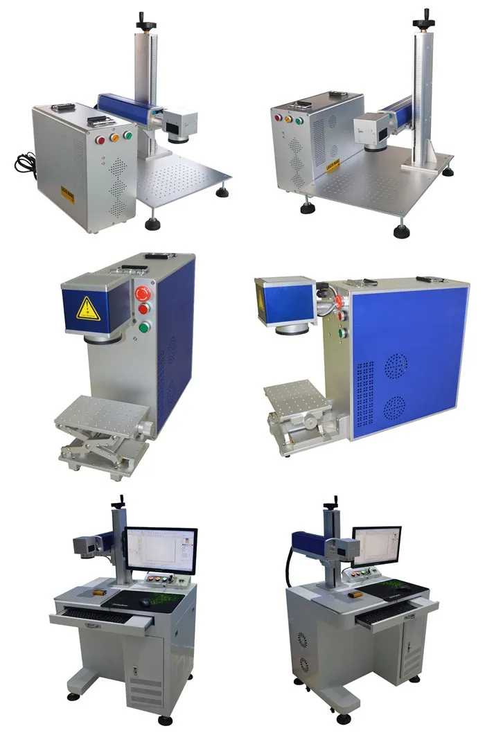 

Raycus/Max laser source 10w fiber laser marking machine portable for stainless steel