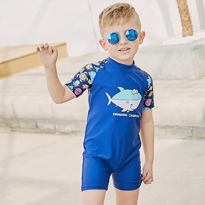 baby boy long sleeve swim shirt