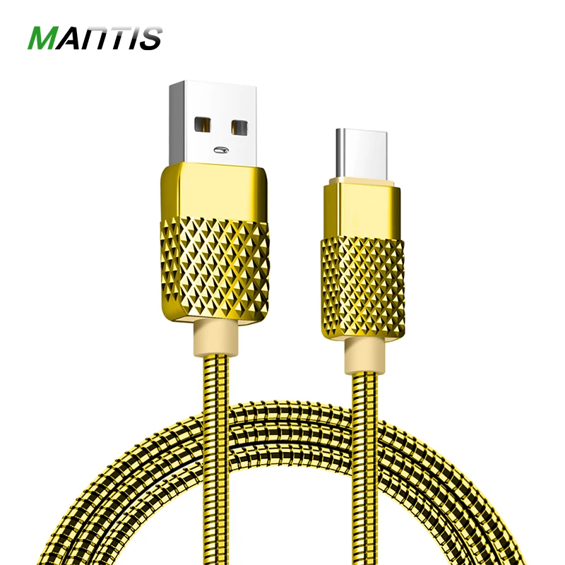

MANTIS 3D Zinc Alloy USB Type-C Cable Metal Sync USB Type C Cable for Galaxy Note 8 S8 S7 Oneplus 2 Zuk Z2 NEXUS 5X for XiaoMi