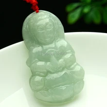 Xiao Liu jade товары для рук нефрит Будда добродетель гуаньин нефритовый кулон Бирма нефрит Будда добродетель гуаньин аутентичный sp