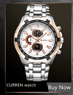 Curren Лидирующий бренд, деловые мужские роскошные часы, повседневные полностью Стальные наручные часы с календарем, кварцевые часы, мужские часы