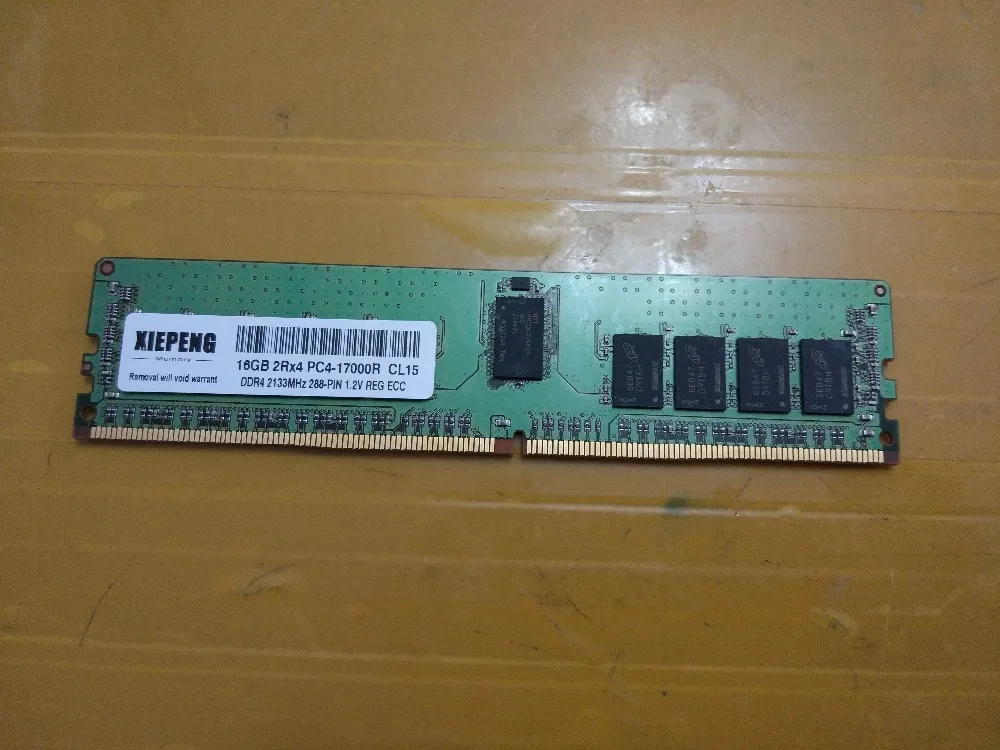 Память 32 ГБ DDR4 2133 МГц Reg ECC 16 8 288pin ОЗУ для сервера Dell PowerEdge M630 FC630 R430|Оперативная