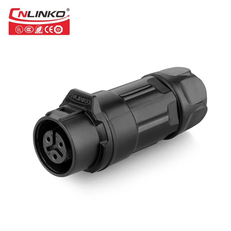 Cnlinko M12 быстросъемный 18AWG 5A штекер PBT пластиковый светодиодный полосный силовой