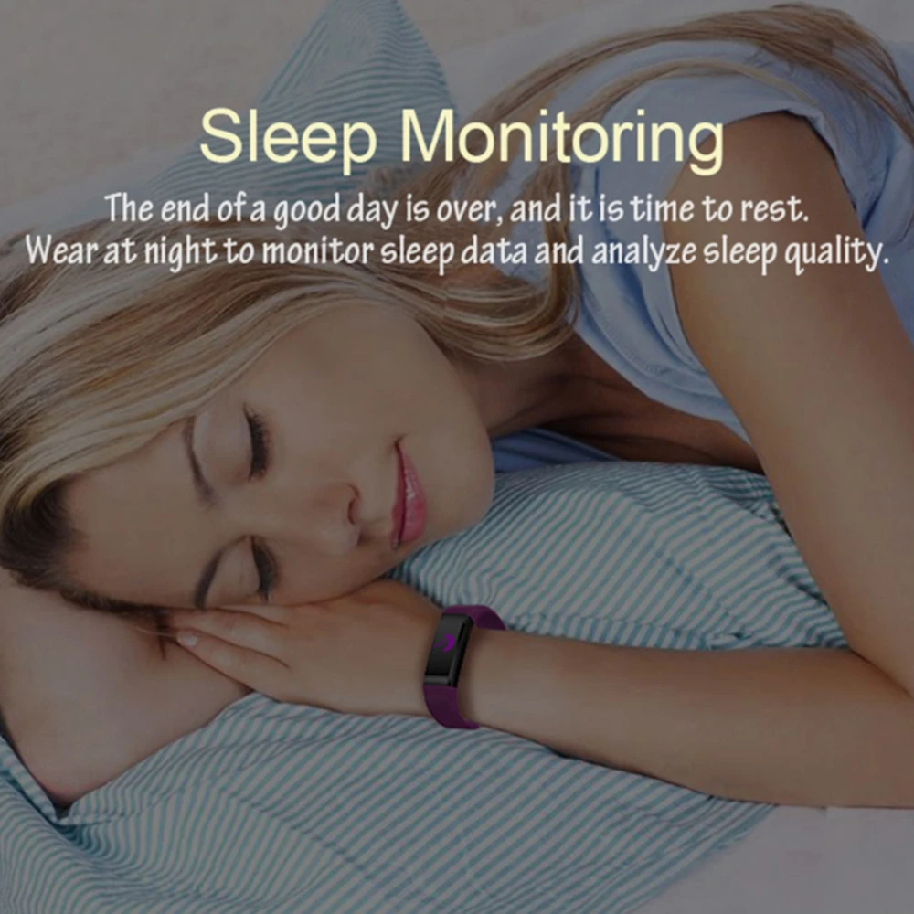 ID115Plus Smart Wrist band Bluetooth Heart Rate Monitor