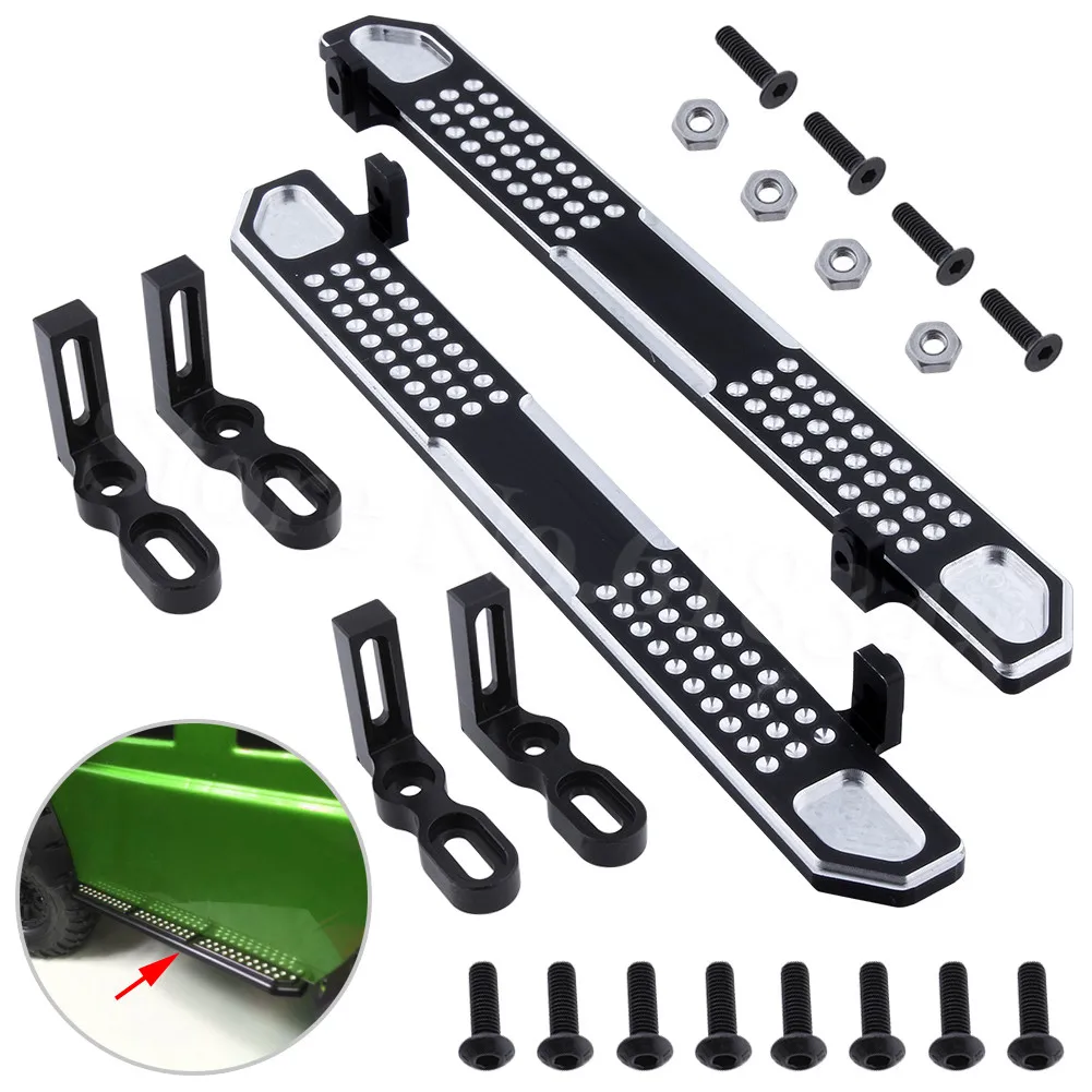 

Aluminum TRX4 Side Metal Skid Plate Pedal Footplate For TRAXXAS Trx-4 1/10 RC Crawler OP Parts