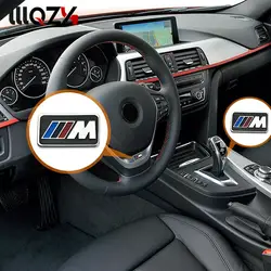 1 шт. металлическая наклейка с эмблемой автомобиля значок на крыло наклейка для BMW M3 M5 X1 X3 X5 X6 E39 E36 E53 E60 E90 E46 E91 E91 F10 F20 аксессуары