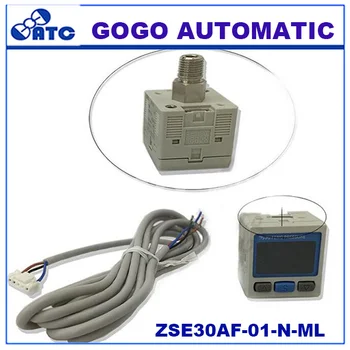 

SMC type 2-Color Display High-Precision Digital Pressure Switch ZSE30AF-01-N-ML Pressure sensor -100-100Kpa