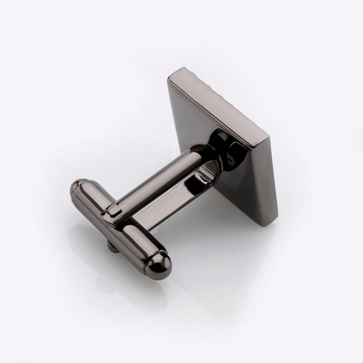 Square Black Cufflinks Detail (7)