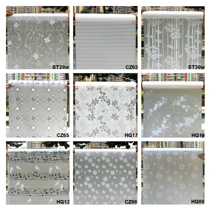 

Funlife 90*200 cm Self Adhesive decorative film Glass Films Frosted opaque Window Sticker Home Decor PVC Mixed Color Bathroom