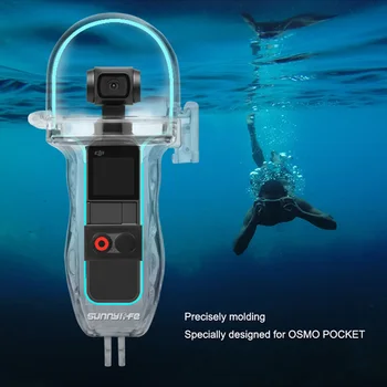 

For DJI POCKET 2 Handheld Camera Diving Accessories Shooting Protective Camera Cases For DJI Osmo Pocket Waterproof Housing 60M