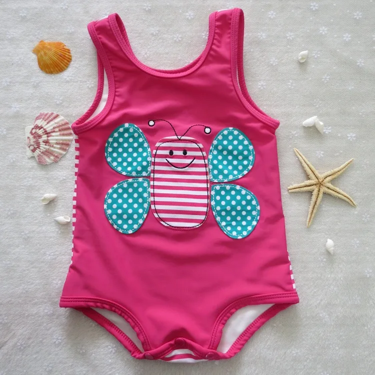 2017 New Little bee design Baby swimwear Girls swimming trunks Swimsuit