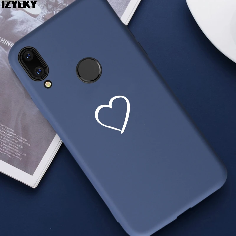 

Couple phone Case for Huawei P30 Lite P20 Pro Honor 10 9 8 lite 8x Mate 20 10 Lite P Smart 2019 Love cover Silicone Coque