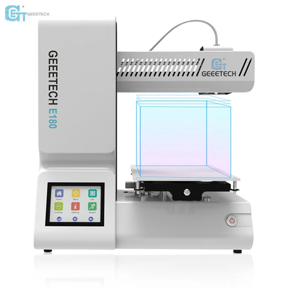 

Geeetech Open Source High Precision 3D Printer E180 Wifi Connectivity Full Color Touch Screen 1.75mm 0.4m Newest 3d printers Hot