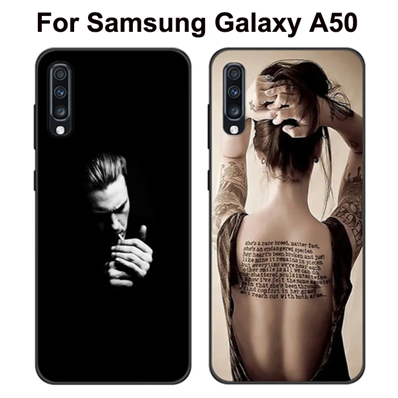 

For Samsung Galaxy A50 Case 2019 SM-A505F Phone Cover Soft Silicone beauty Back Cases For Samsung A50 Case A5050 Funda bumper