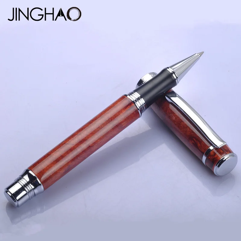 

DUKE 932 Silver Clip Rotating Cap Rollerball Pen Green Red Gray 0.5mm Student Teacher Friends Gift Pens with an Original Box