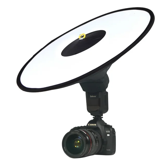 Universal 44cm Easy fold Round Flash Softbox Speedlight Speedlite