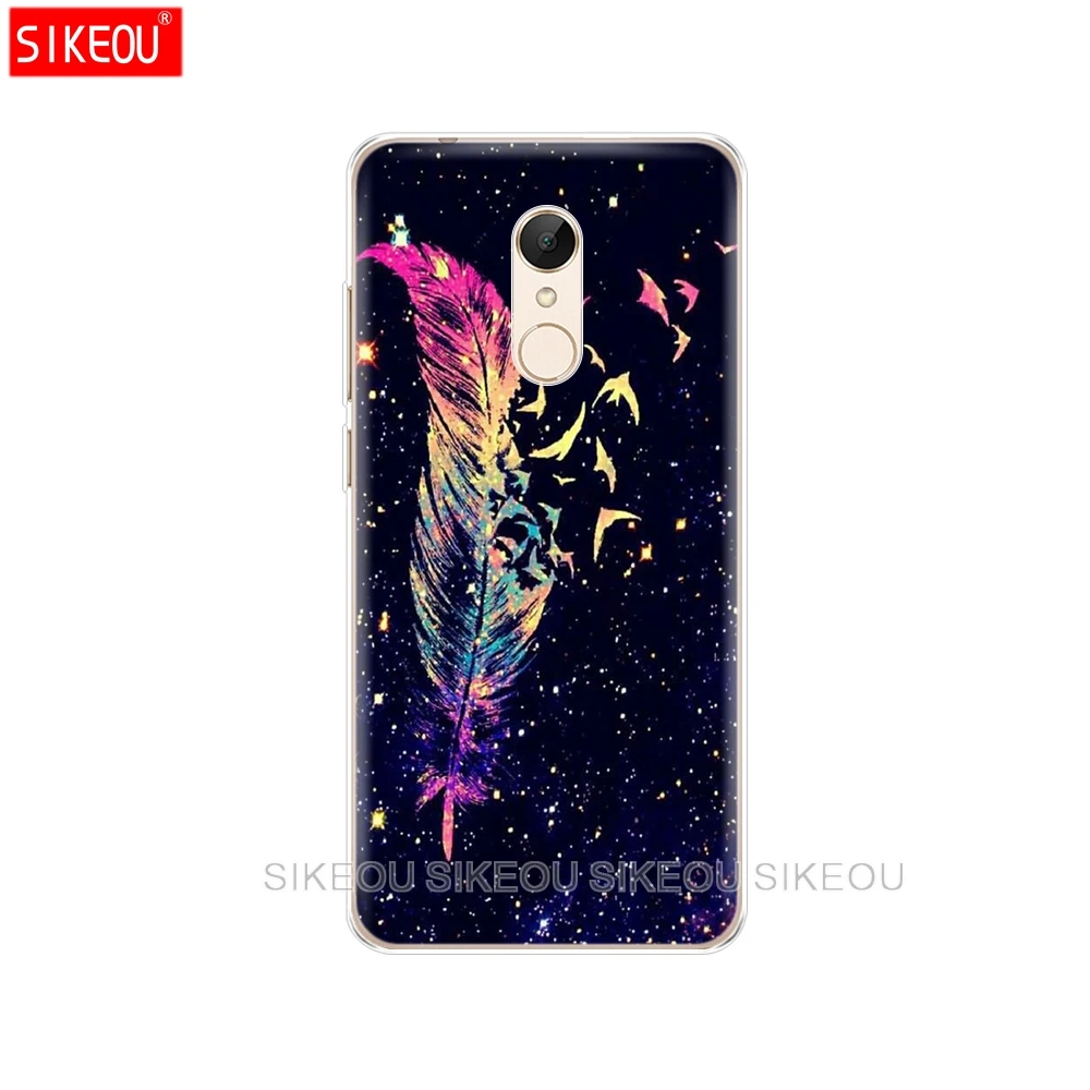 Silicone Case for Xiaomi Redmi 5 case 5.7 inch phone cover for xiomi Redmi 5 Plus 5.99 Inch funda Print Painted Shells Bags