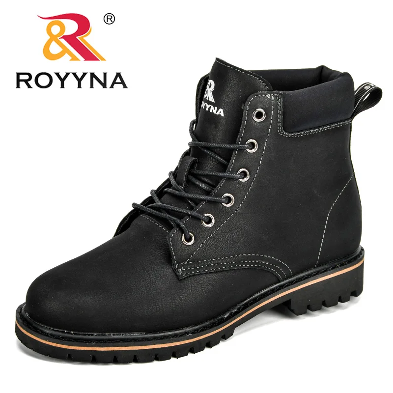 

ROYYNA New Arrival Fashion Styles Winter Leather Motorcycle Martins Boots Marten Comfy Shoes Women Ankle Boots Plus Big Sizes