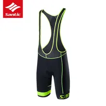 Santic Панталоны Для мужчин летние горный велосипед MTB Дорожный 4D Coolmax дышащая горный велосипед шорты-бермуды Ciclismo