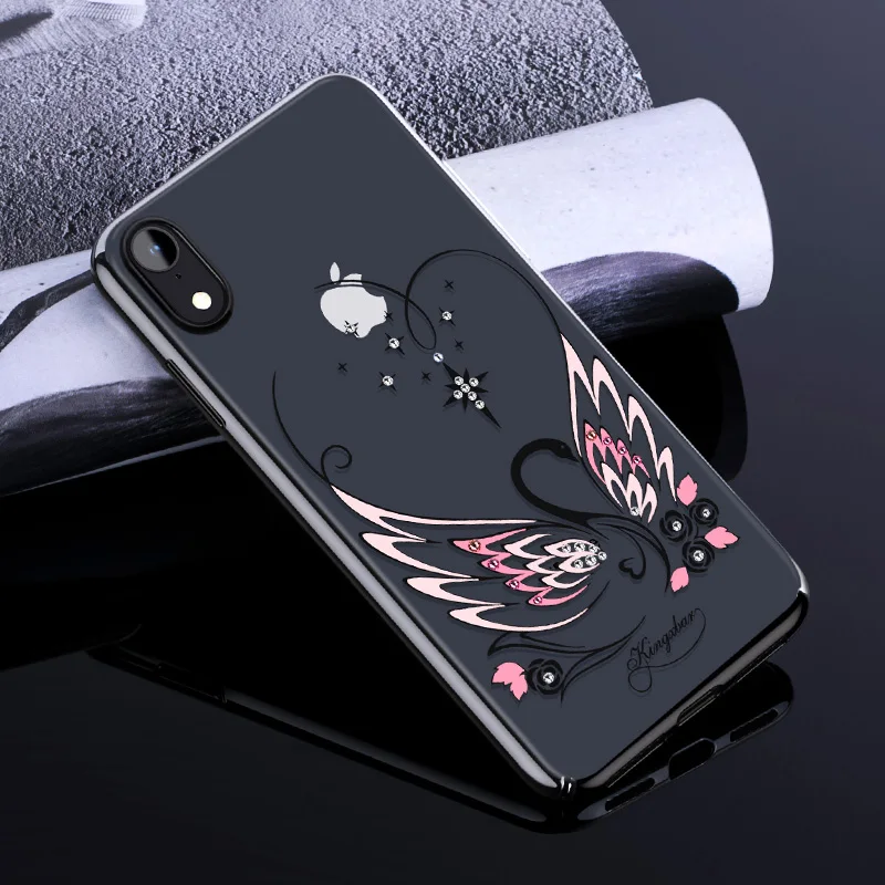 KINGXBR for iPhone XR Cover Jewel Transparent for iPhone