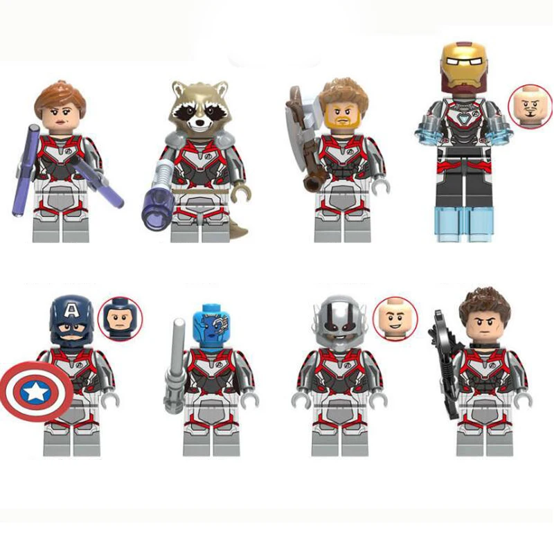 

Legoings 8pcs/pcs Avengers Endgame Battle Cloth Building Blocks Toys for Children