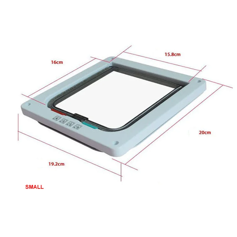 Контролируемый доступ отверстия 4 типа закрытия, в помещении/на открытом воздухе дверь для животных комплект дверь для собаки с клапаном настенное крепление дверь для животных для домашних животных безопасный
