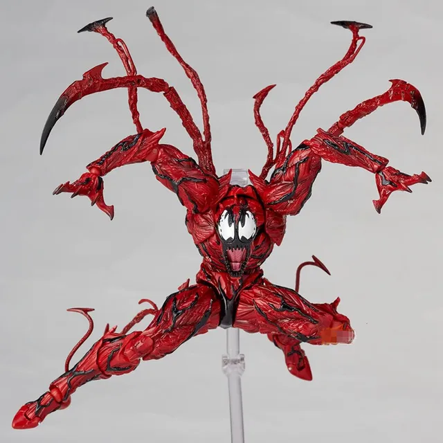 Marvel Red Venom Carnage in Movie The Amazing SpiderMan BJD Joints Movable Action Figure Model