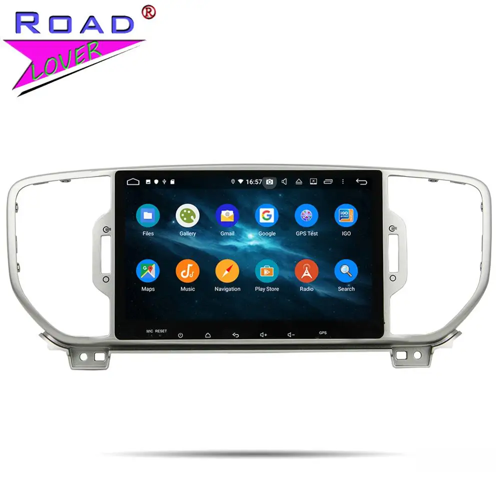 Top Car Radio Android 9.0 DVD Autoradio Player For KIA Sportage 2016 Stereo GPS Navigation 2Din 9" Car Head Unit 4G + 64G Auto Navi 2
