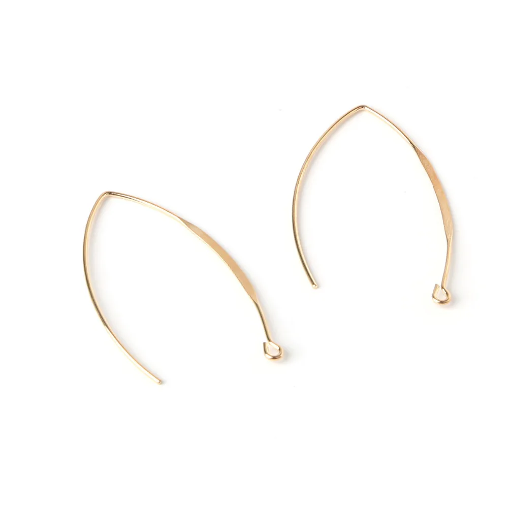 

Hot Sale V Shape Charm Earrings Hook Gold Silver Rhodium Color Copper Earrings Accessory For Women Student Jewelry Findings