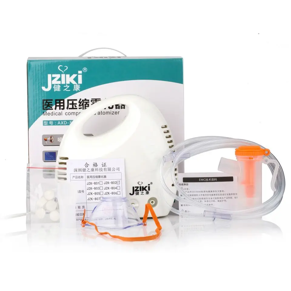 Portable Compressor System Personal Cool Mist Inhaler kit for Adults and Children Therapy Rhinitis asthma Nebulizer