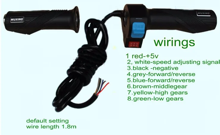 wuxing throttle with 3 gears switch