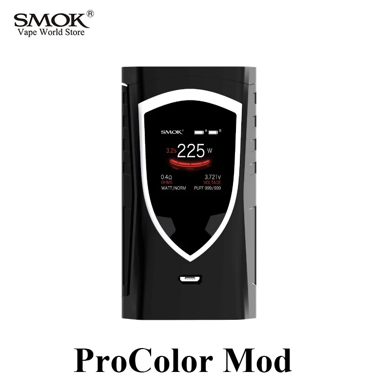 

SMOK Alien ProColor Vape Mod Electronic Cigarette Vaporizer E Cigarette Hookah Box Mod 225W Mech Mod VS RX200S Fuchai 213 S162