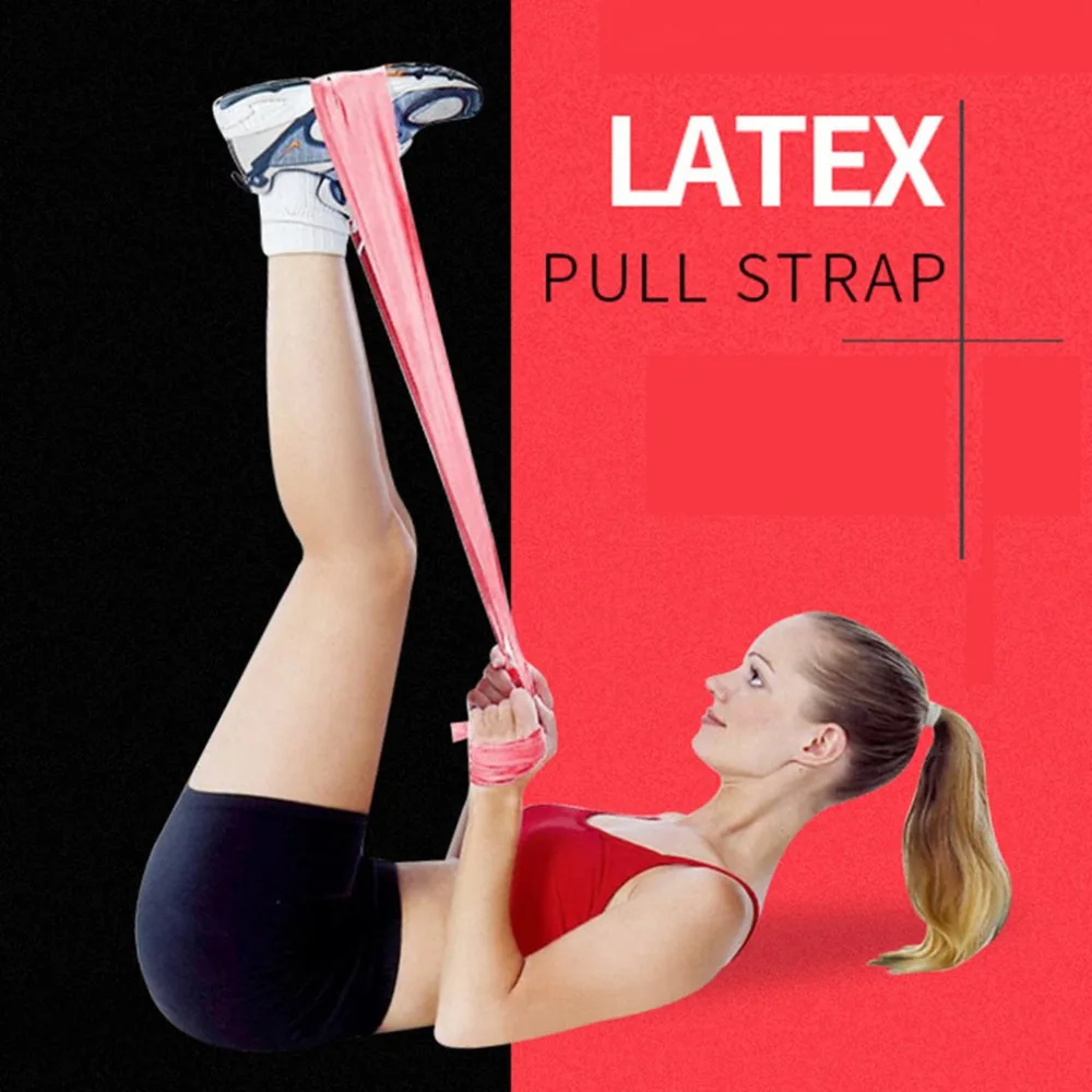 5pcs/set Natural Latex Pulling Force Bands Fit Simplify Resistance Loop Exercise Bands For Fitness Training Sports Gym Workout