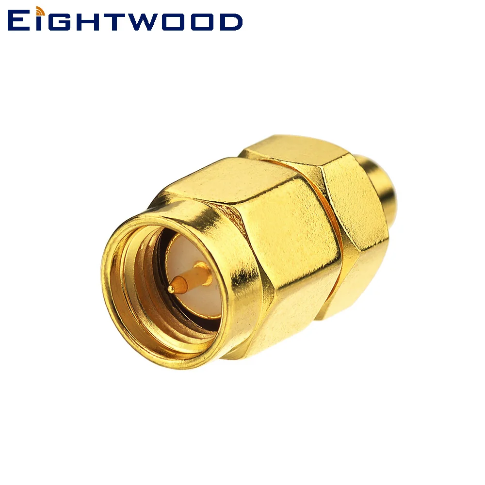 Eightwood SM P к SMA РЧ коаксиальный адаптер папа Прямой штекер мужского типа разъем 50 Ом
