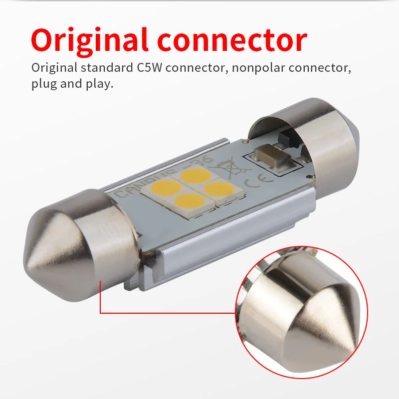 NAO C5W led C10W 28 мм 31 CANBUS без ошибок Festoon 12 В 3030 автомобиль 36 39 41 44 для passat b5 купольный