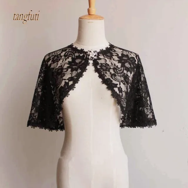Giacca Pizzo Elegante Autunno Da Sera Bolero In Sposa Sottile Corto RXqHxnTO