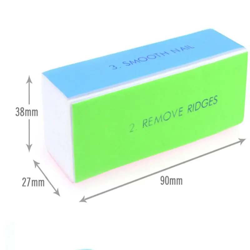 MIZHSE 1 шт. ногтей буфера и напильники блок 4 способ полировки шлифовальный брусок дизайн ногтей маникюрный спонж инструменты УФ гель пилка для полирования ногтей файл