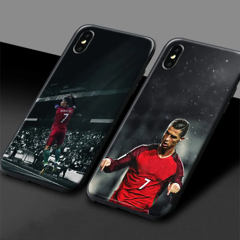 

Cristiano Ronaldo Portuguese CR 7 Soft Silicone Phone Case Cover Shell For Apple iPhone 5 Se 5s 6 6s Plus 7 8 7Plus 8Plus X