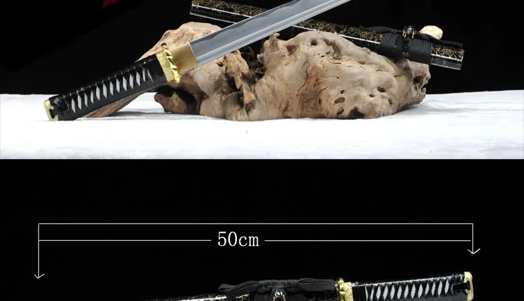 Japan Katanas Blancas High Manganese Steel Samurai Sword Handmade Katana Samurai Tanto Knife Katana Sword Battle Ready