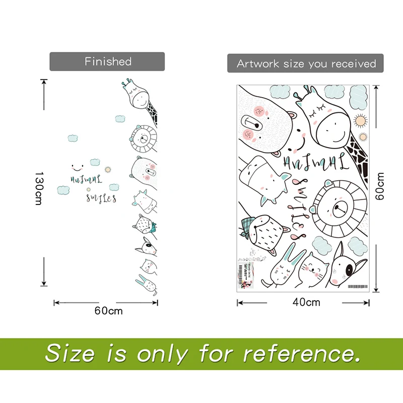Наклейка на дверь в спальню, угловая Наклейка на стену для детской комнаты, настенные украшения для гостиной, аксессуары для дома - Цвет: 40x60cm