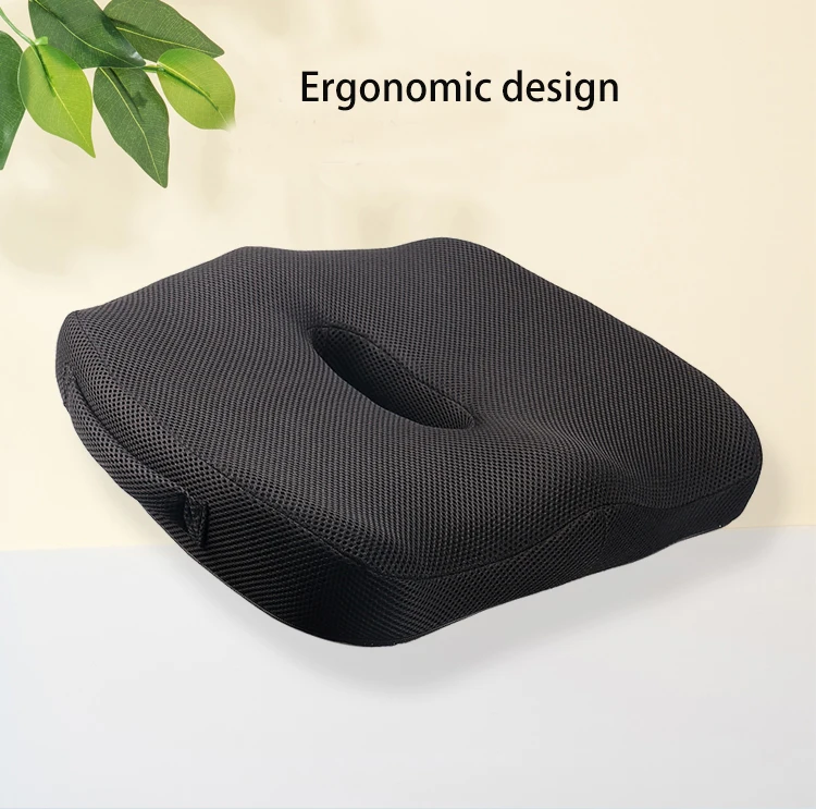 Smelov эргономичный копчик ортопедическое кресло подушка мягкая пена памяти офисное домашнее автомобильное сиденье Подушка для облегчения боли черный