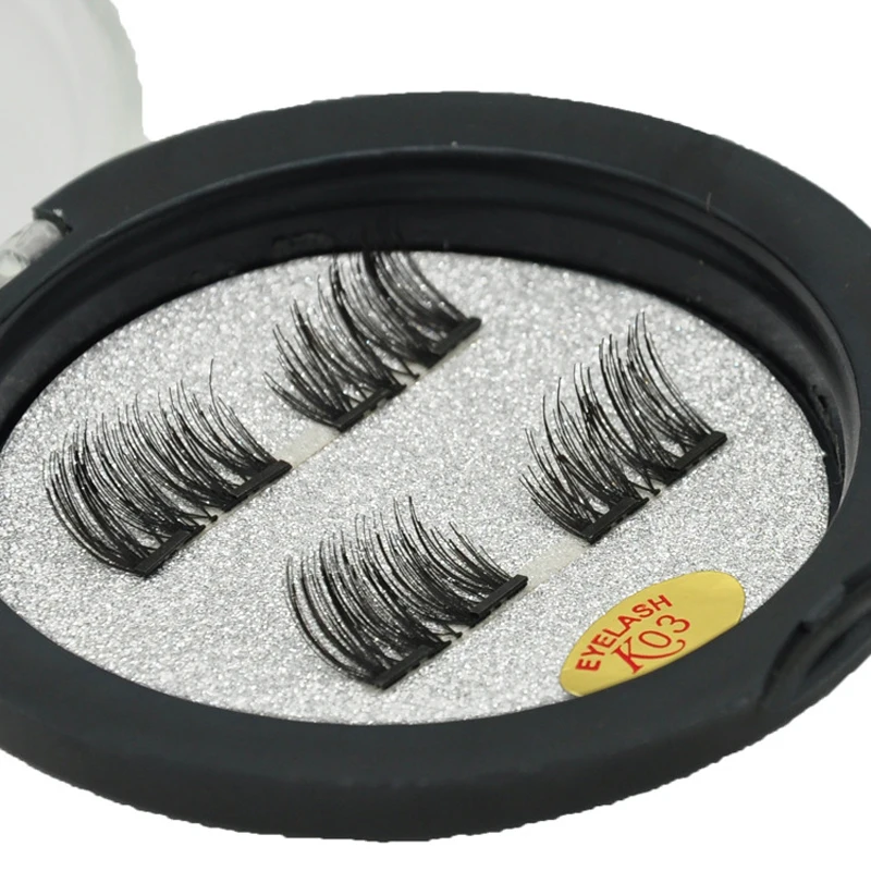 d22 Eye Lashes Magnetic Box 4pcs 3d Magnetic False Eyelashes Natural Eye Lashe Reusable Handwork False Lashes Japan Visofree 12 (9)