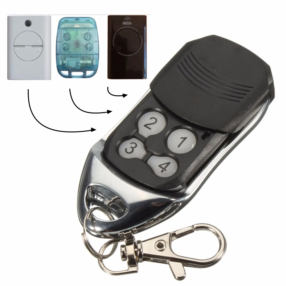 

4 button 433MHz Garage Gate Key Remote Control For 433LC 787452 TE4433H XT2 XT4 RC 740