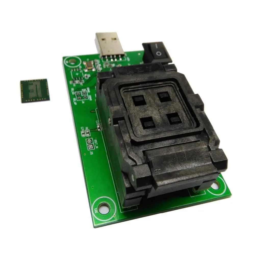 EMCP розетка с USB для BGA 162 и 186 Размер 12x16 мм eMCP программист раскладушка 17 контактами